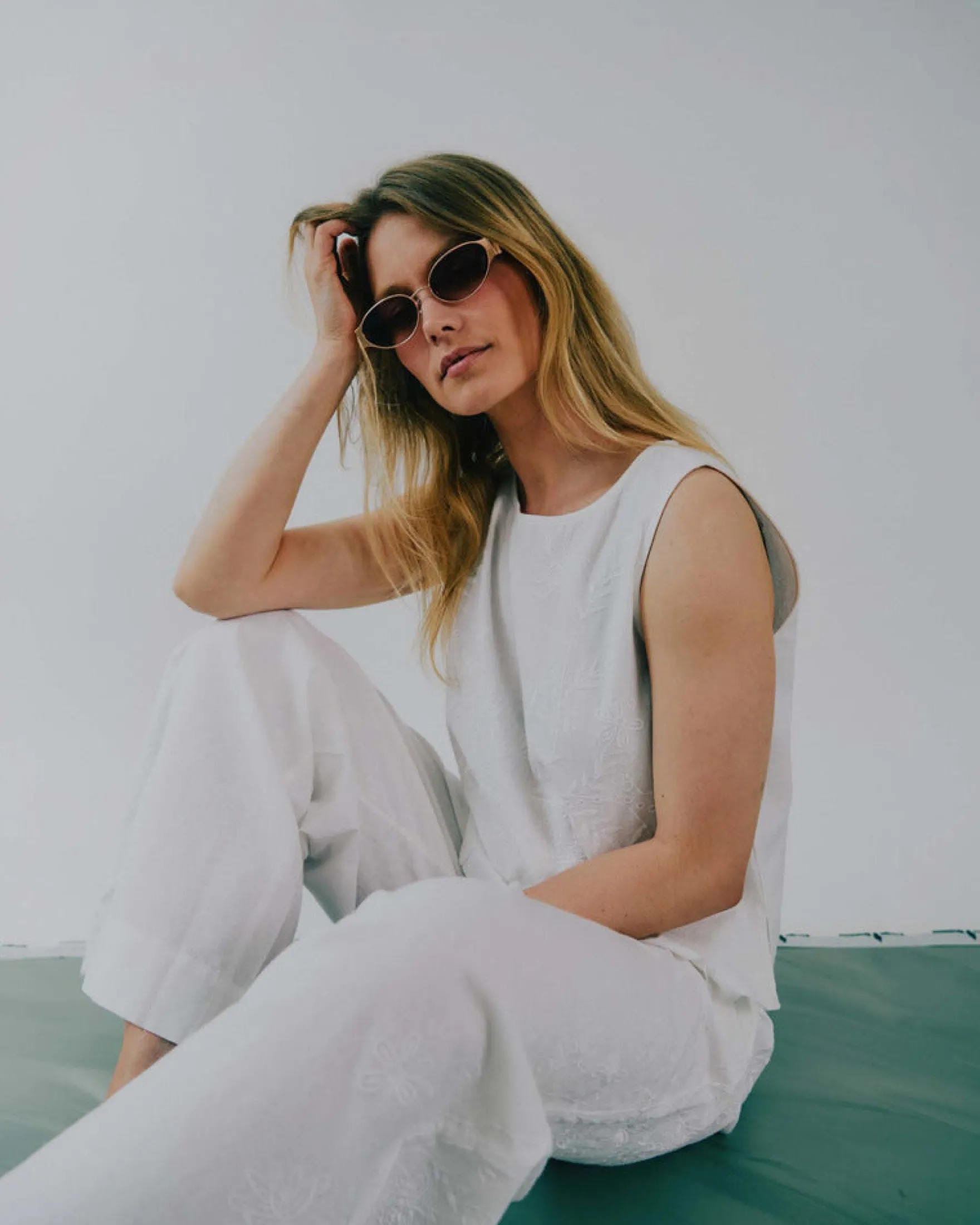 Jocely embroidery top
