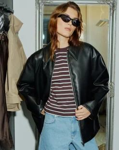 Joy faux leather jacket