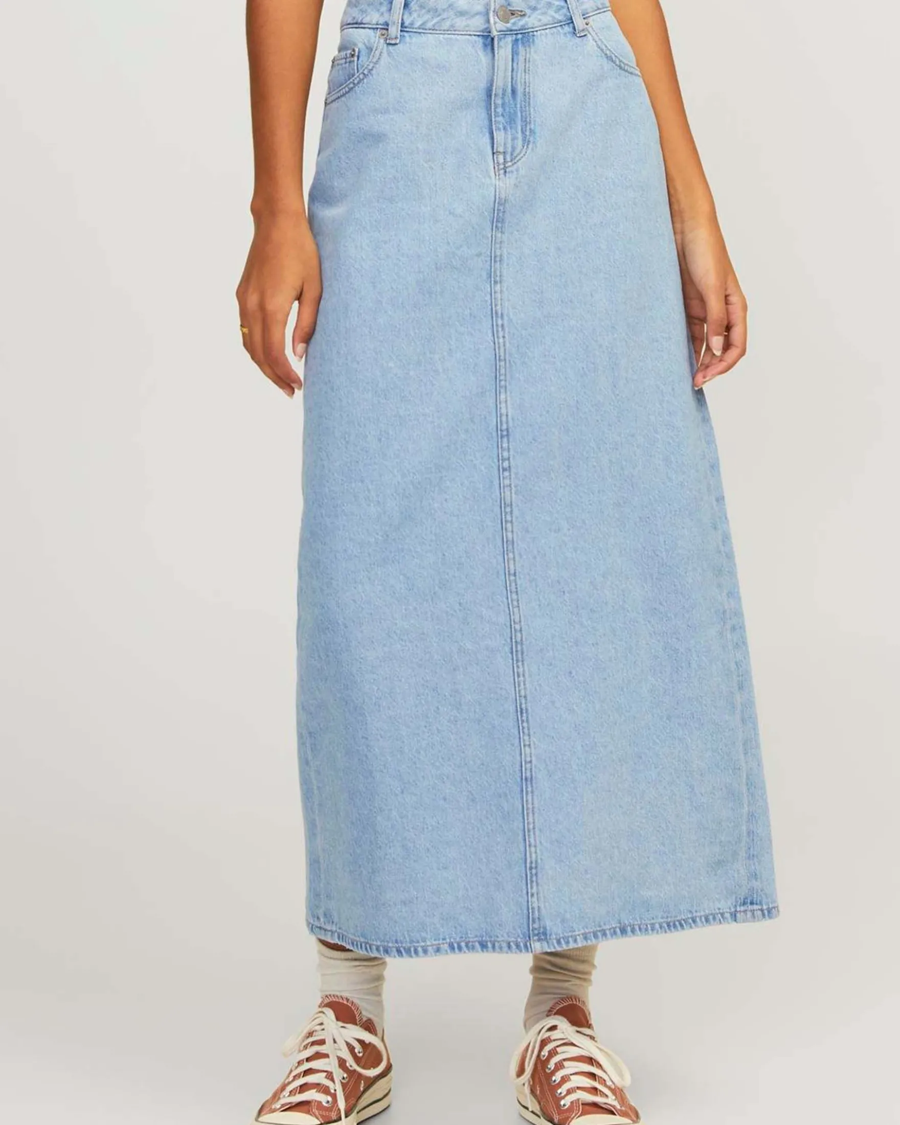 JXAURA LONG MW DENIM SKIRT