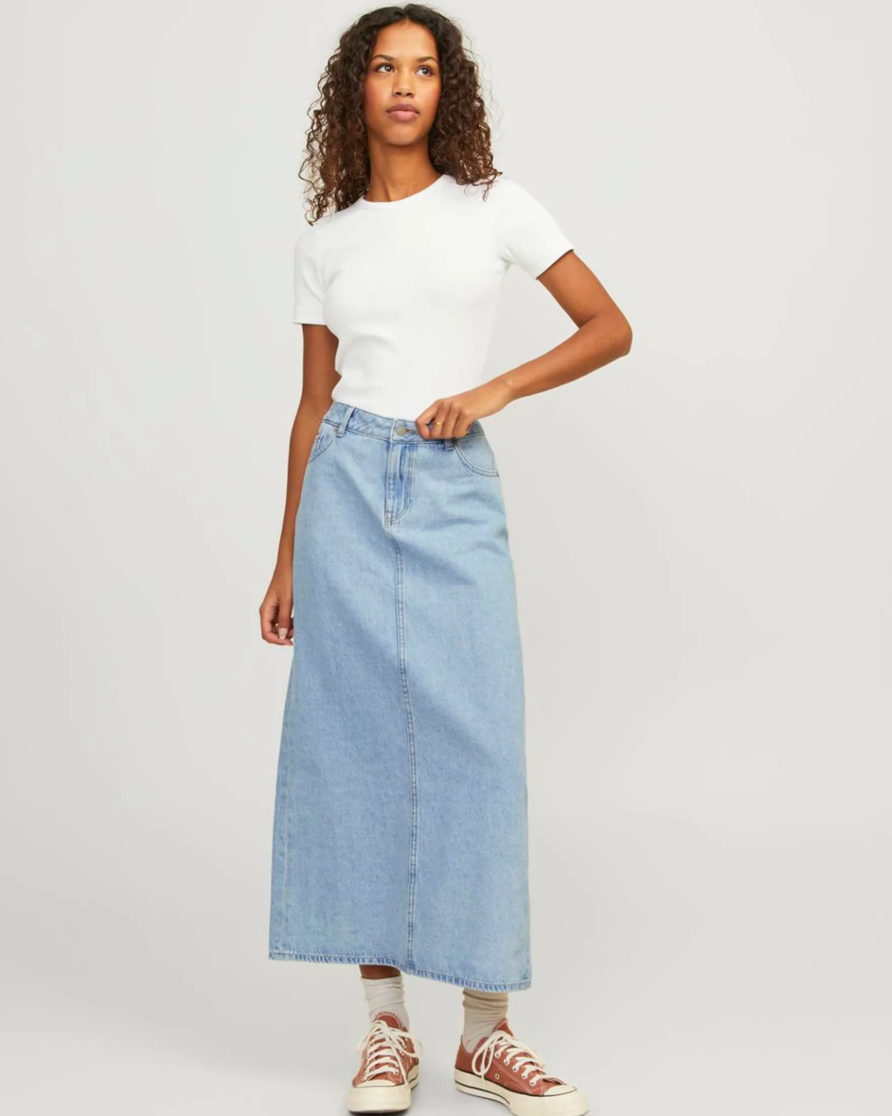 JXAURA LONG MW DENIM SKIRT
