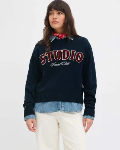 JXBROOK CREW NECK KNIT