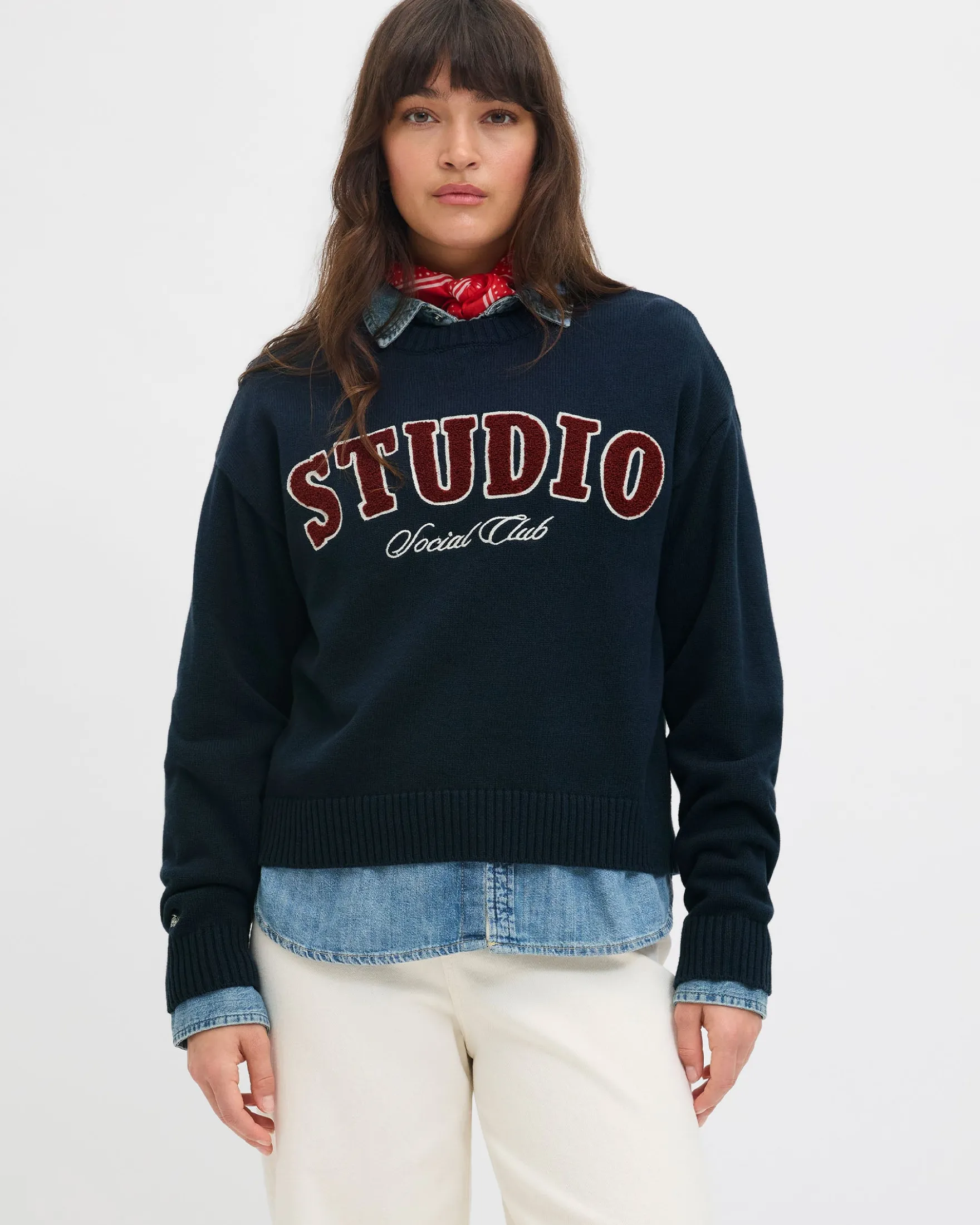 JXBROOK CREW NECK KNIT