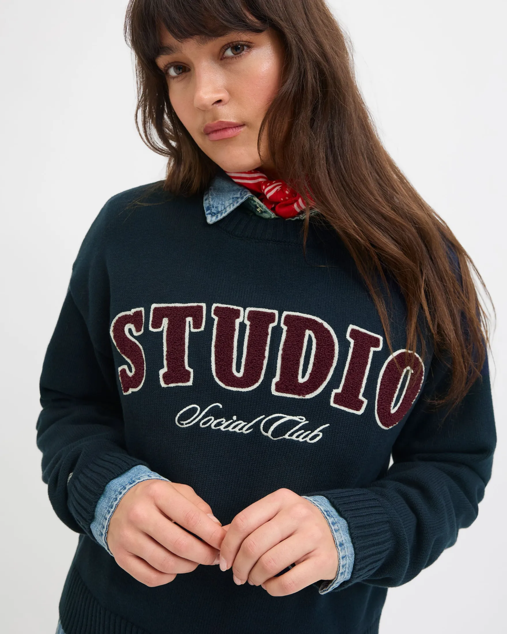 JXBROOK CREW NECK KNIT