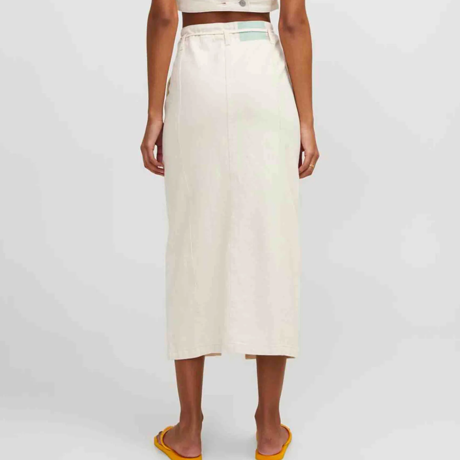 Jxdora long denim hw skirt
