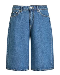 JXELEANOR MW LONG DENIM SHORTS