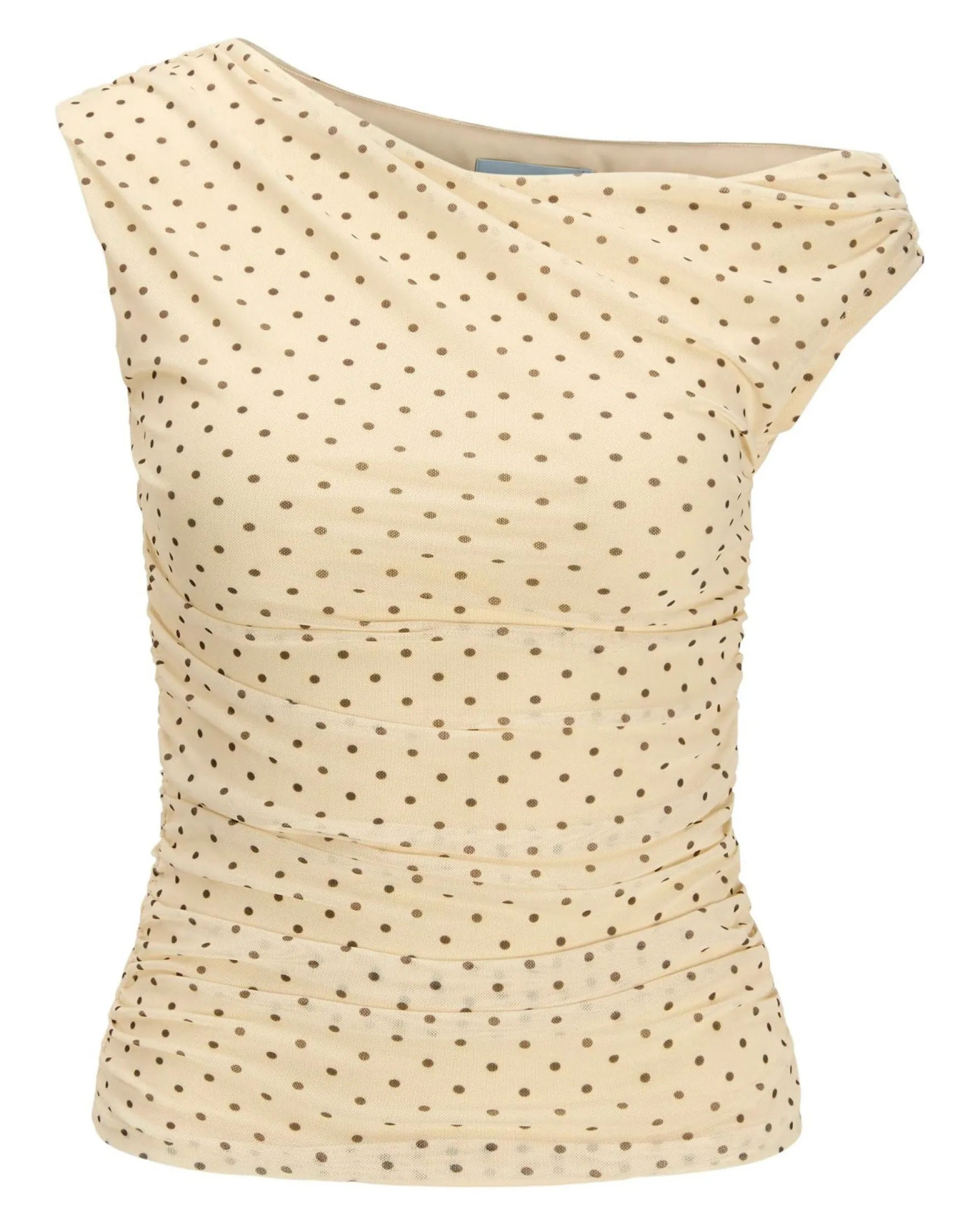 JXELVIRA MESH DRAPY TOP