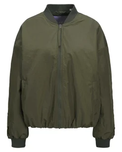 JXEMBER LACE UP BOMBER JACKET