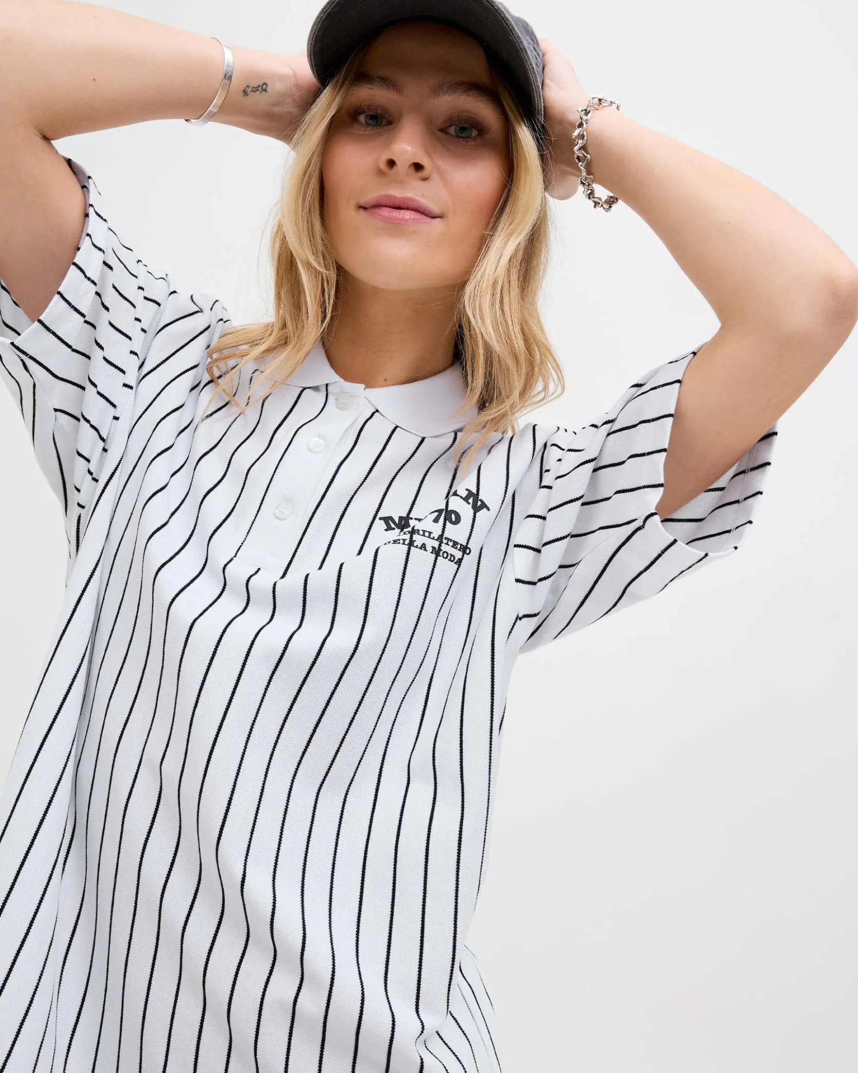 JXEMMA SS POLO SHORT DRESS