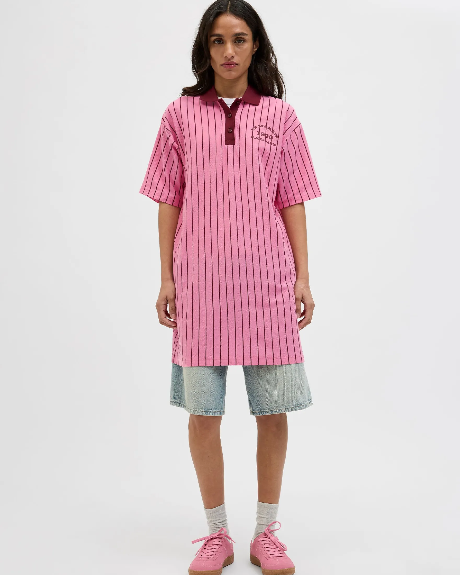 JXEMMA SS POLO SHORT DRESS