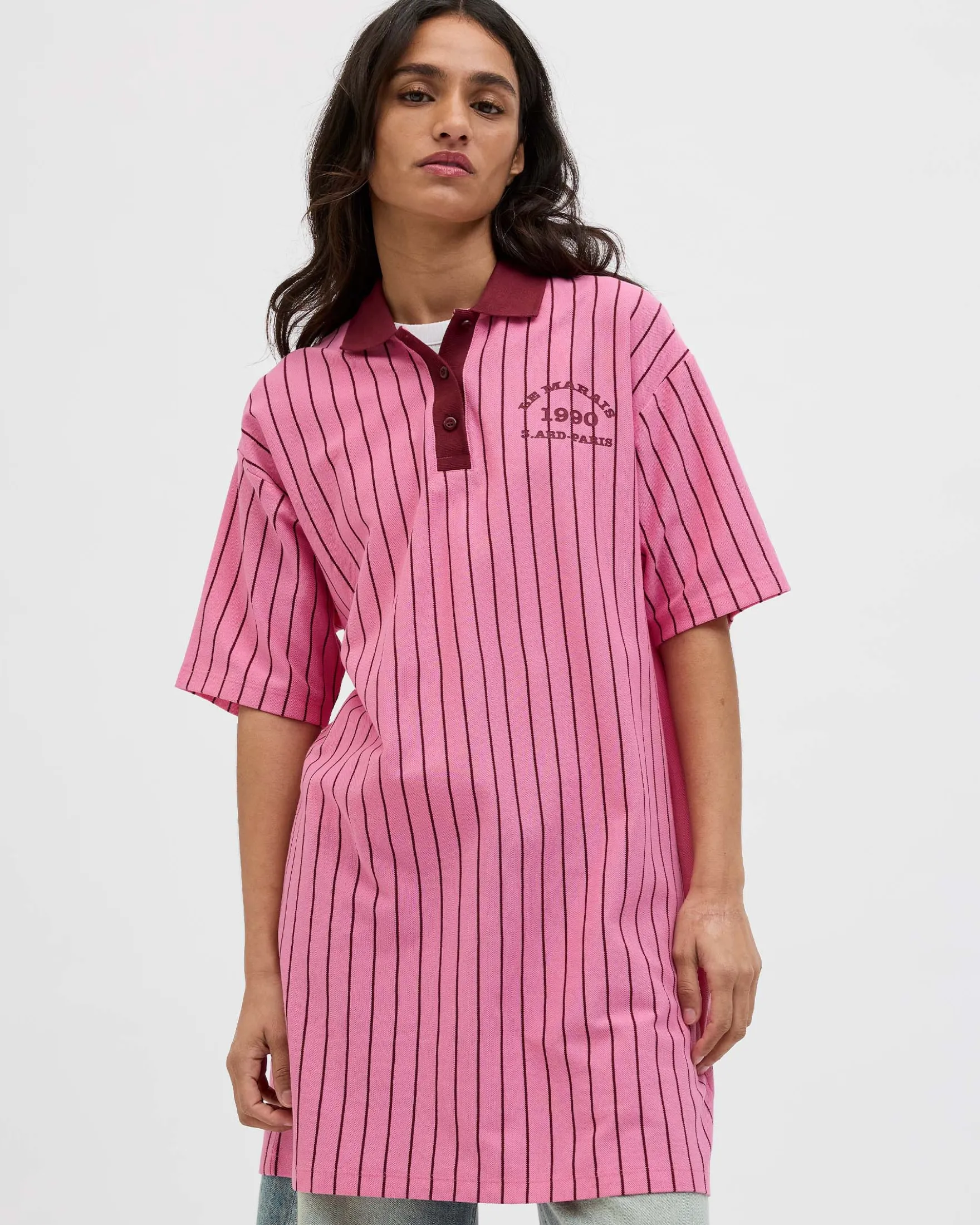 JXEMMA SS POLO SHORT DRESS