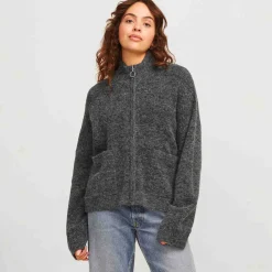 Jxevi zip cardigan knit