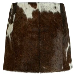 Jxhannah cow leather skirt