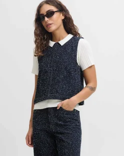 JXHELLA DENIM TOP