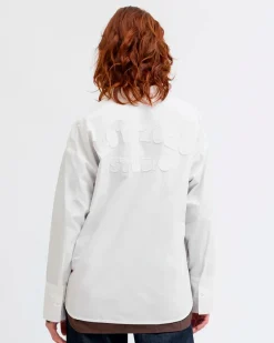 JXHENNA LS POPLIN PATCH SHIRT