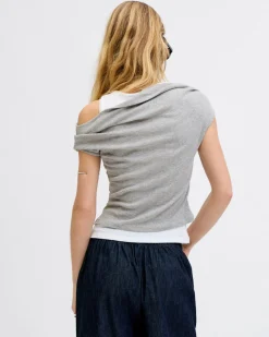 JXHENNA OFF LAYERING TOP