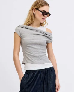 JXHENNA OFF LAYERING TOP
