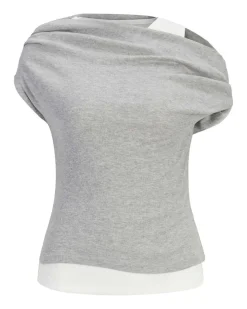 JXHENNA OFF LAYERING TOP