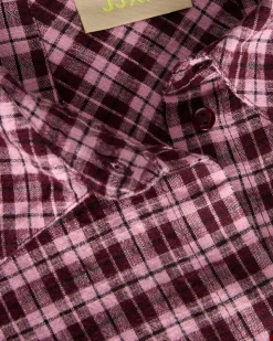 JXJAMIE FLANNEL DETAIL SHIRT