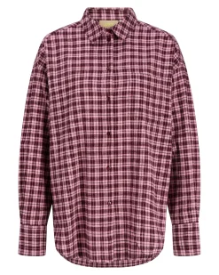 JXJAMIE FLANNEL DETAIL SHIRT