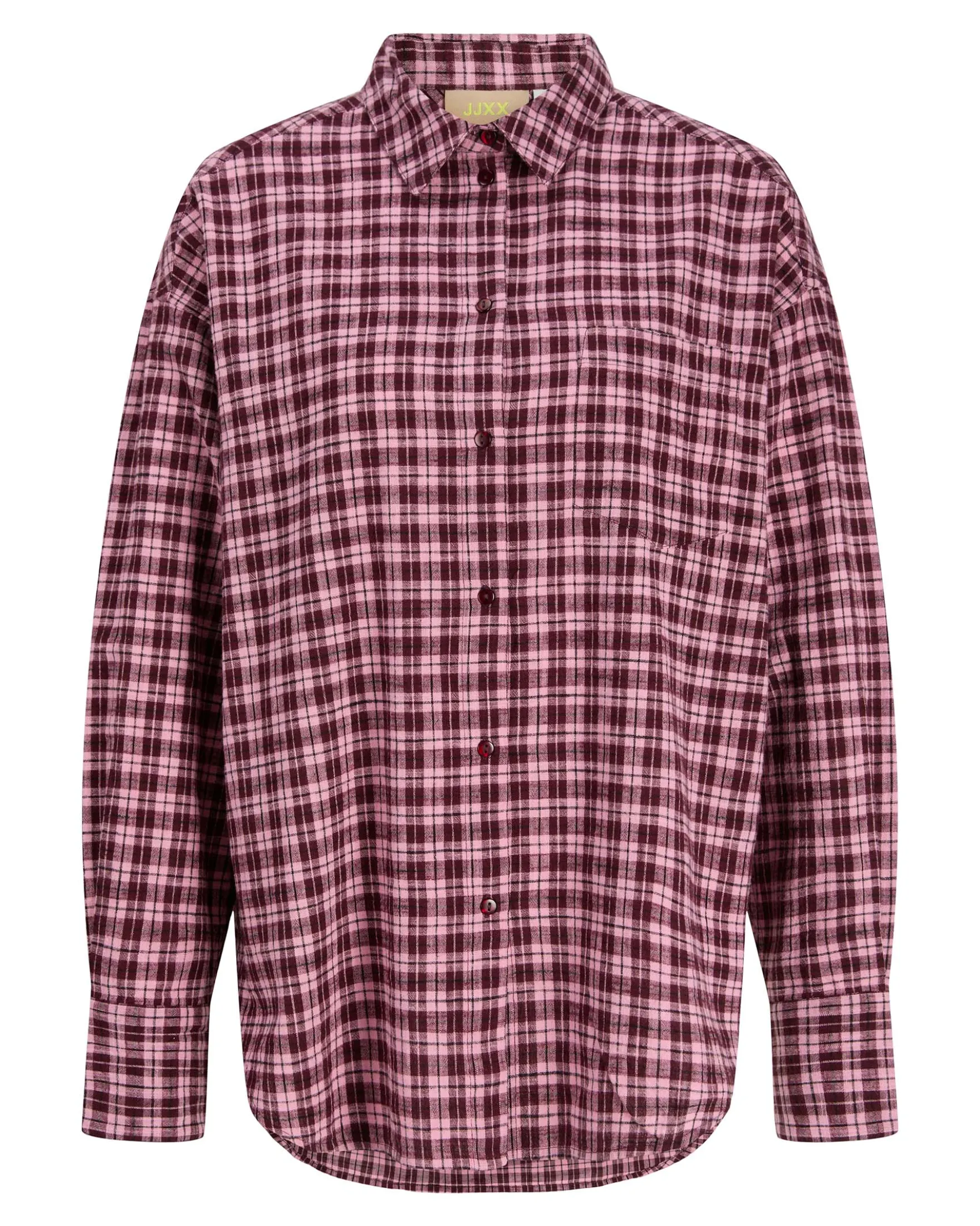 JXJAMIE FLANNEL DETAIL SHIRT