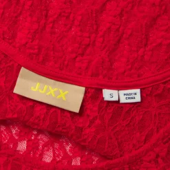 Jxleah lace ls deep back top