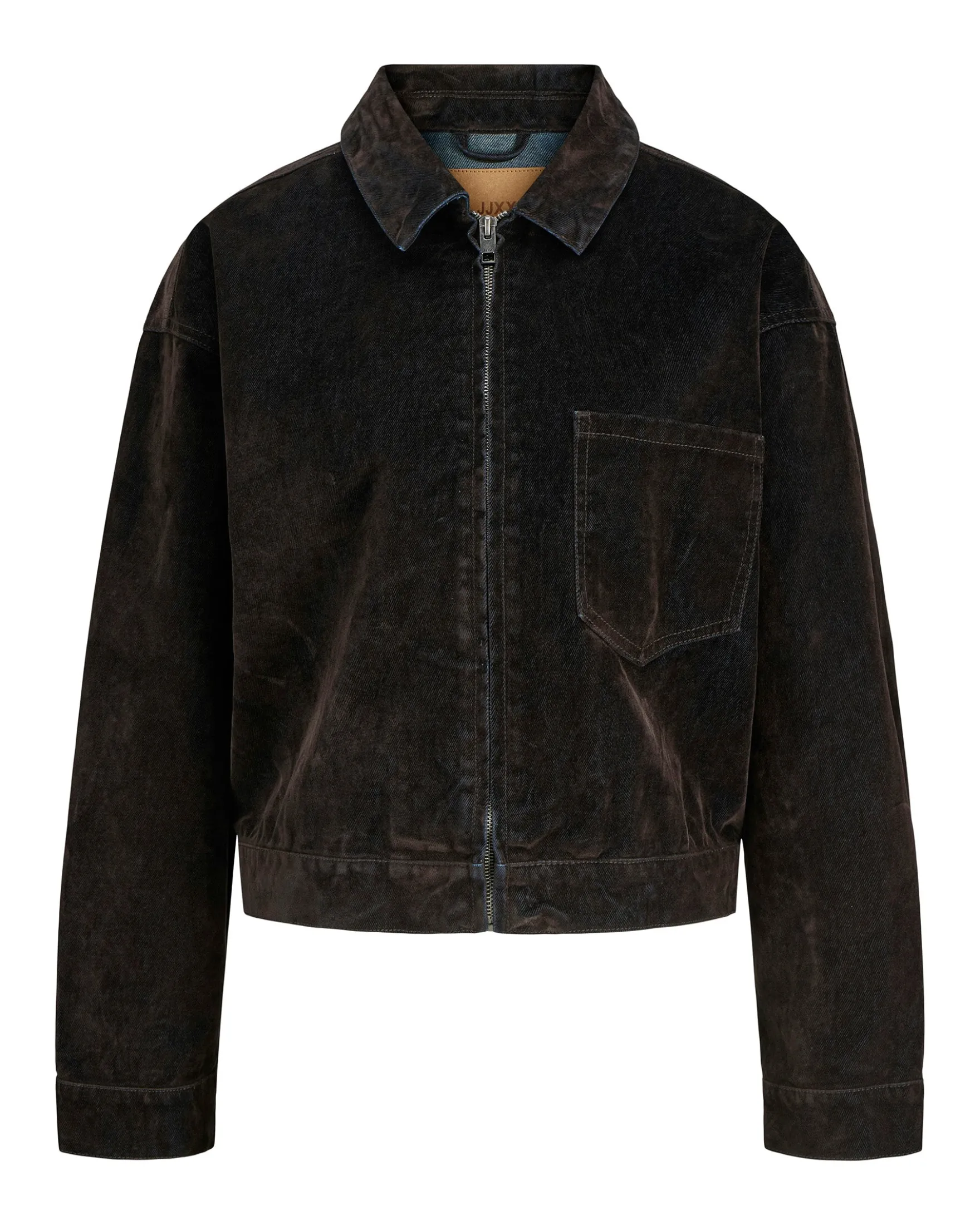 JXMIA FLOCK LS DENIM JACKET