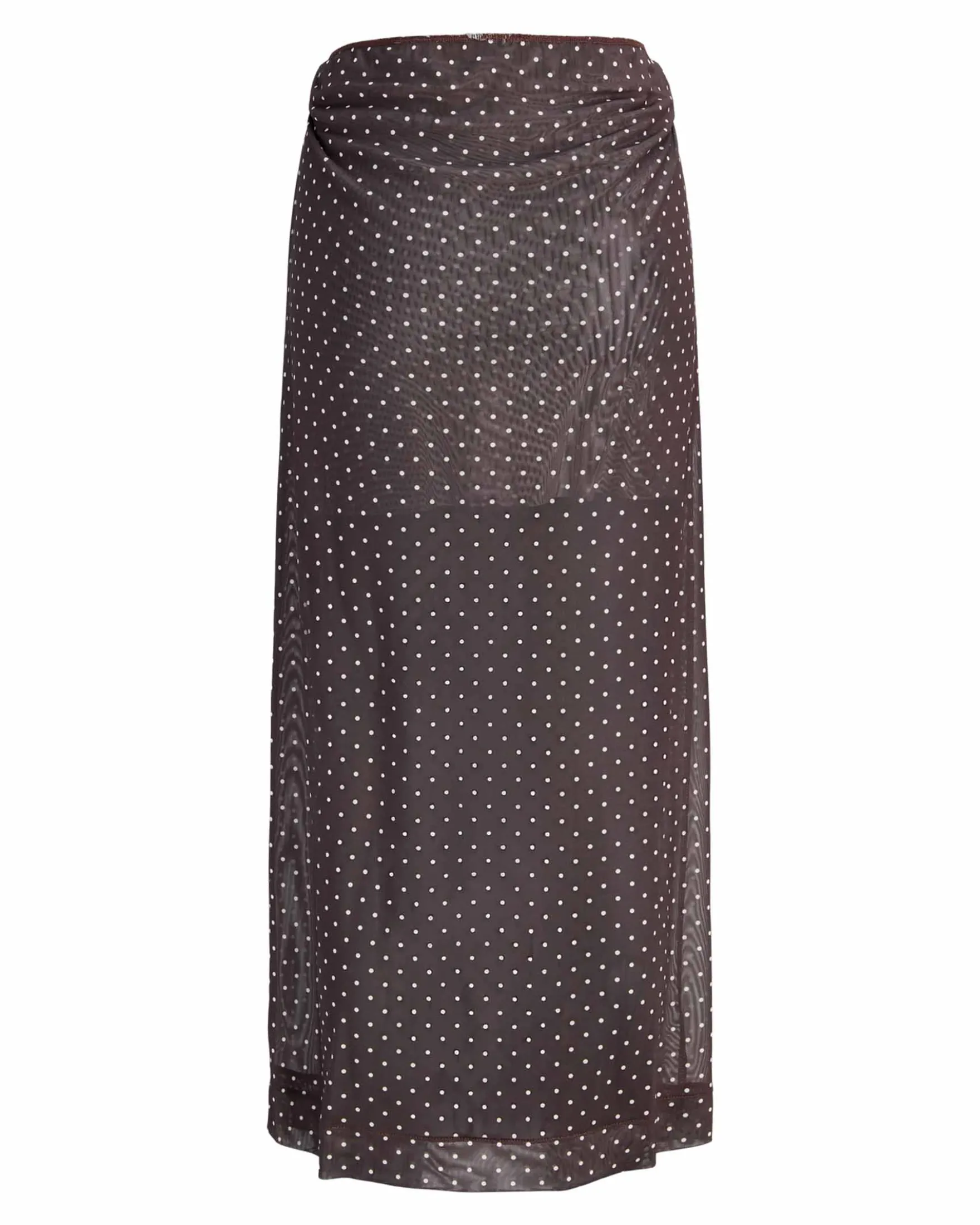 JXMINNA MESH STRAIGHT SKIRT