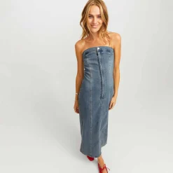 Jxtinga slim denim dress