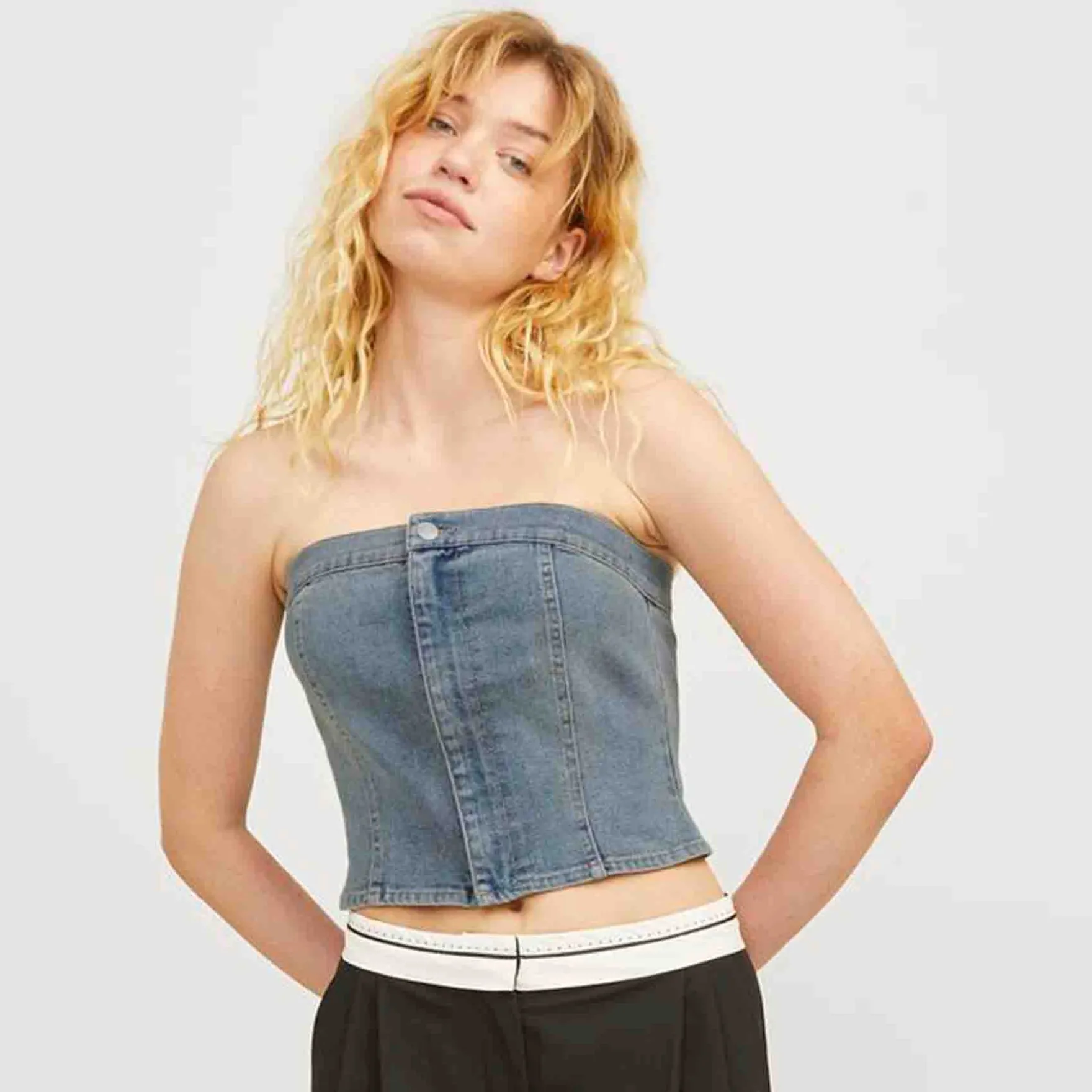 Jxtinga slim denim top