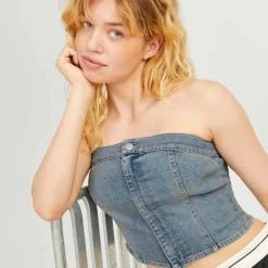 Jxtinga slim denim top