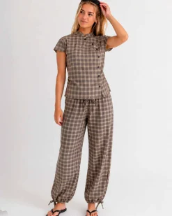 Kallis checked Blouse