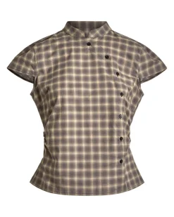 Kallis checked Blouse