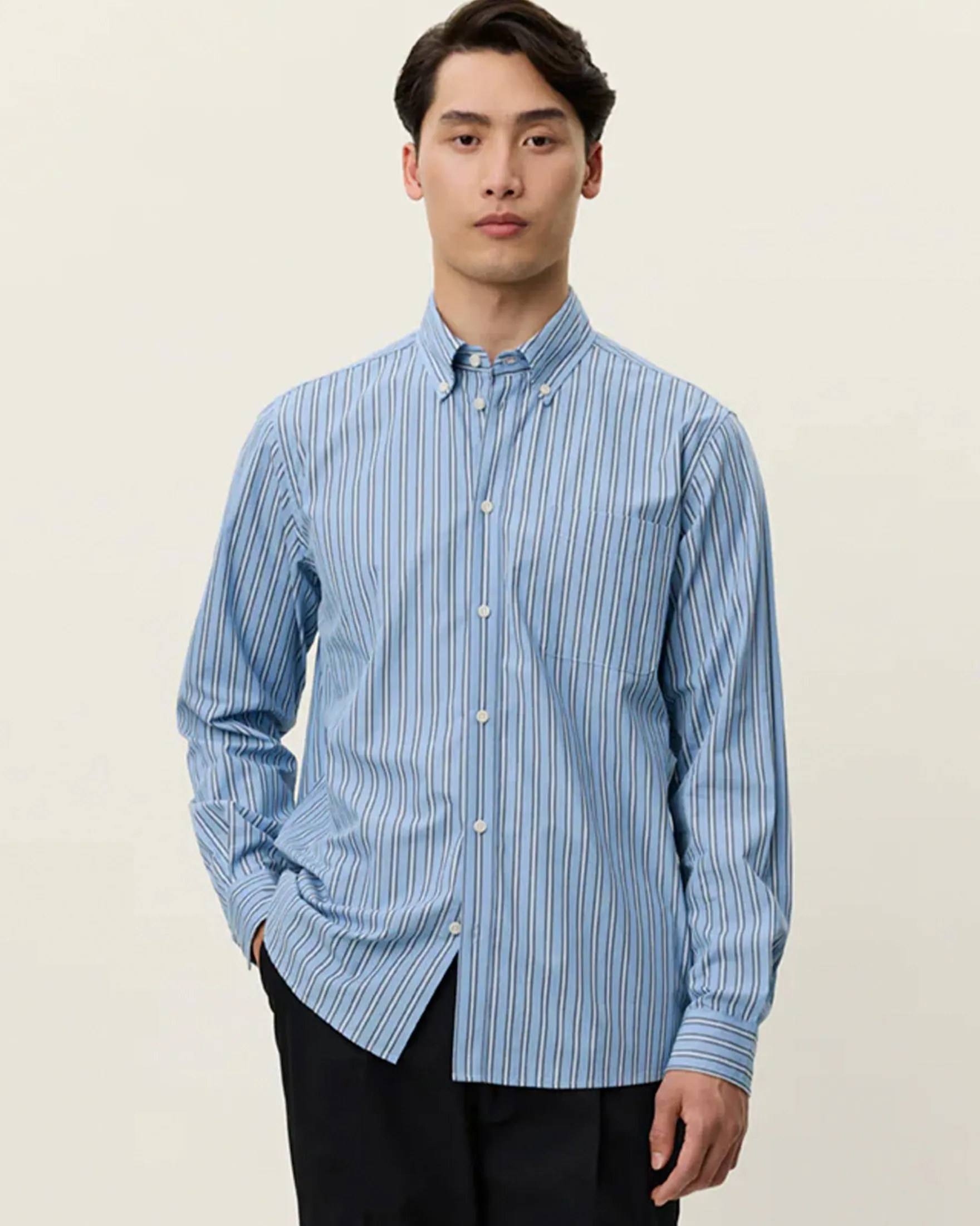 Kent Stripe Poplin Shirt