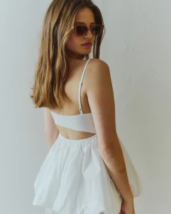 Kesma poplin top