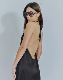 Klara satin dress