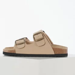 Lakers suede sandal