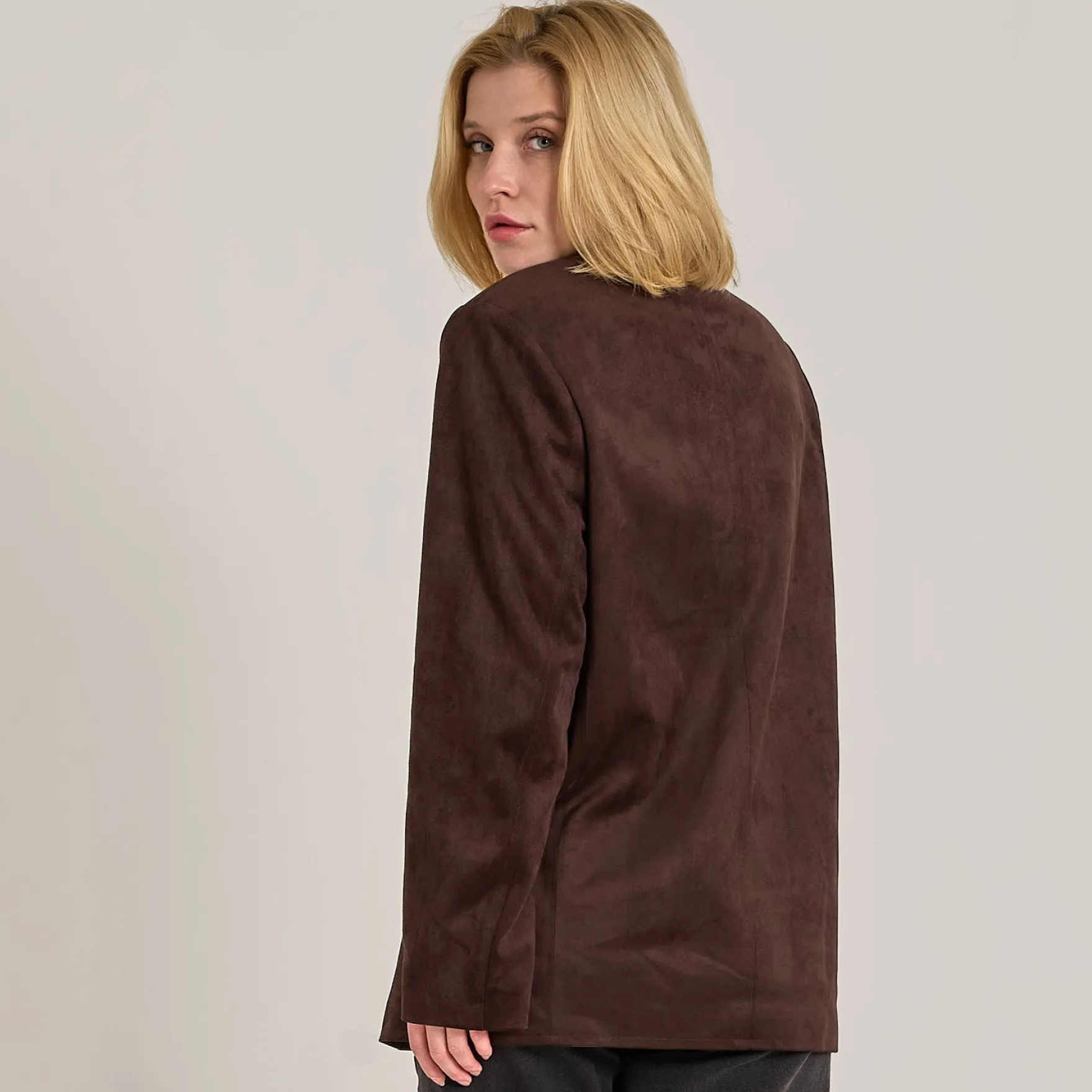 Lara faux suede jacket