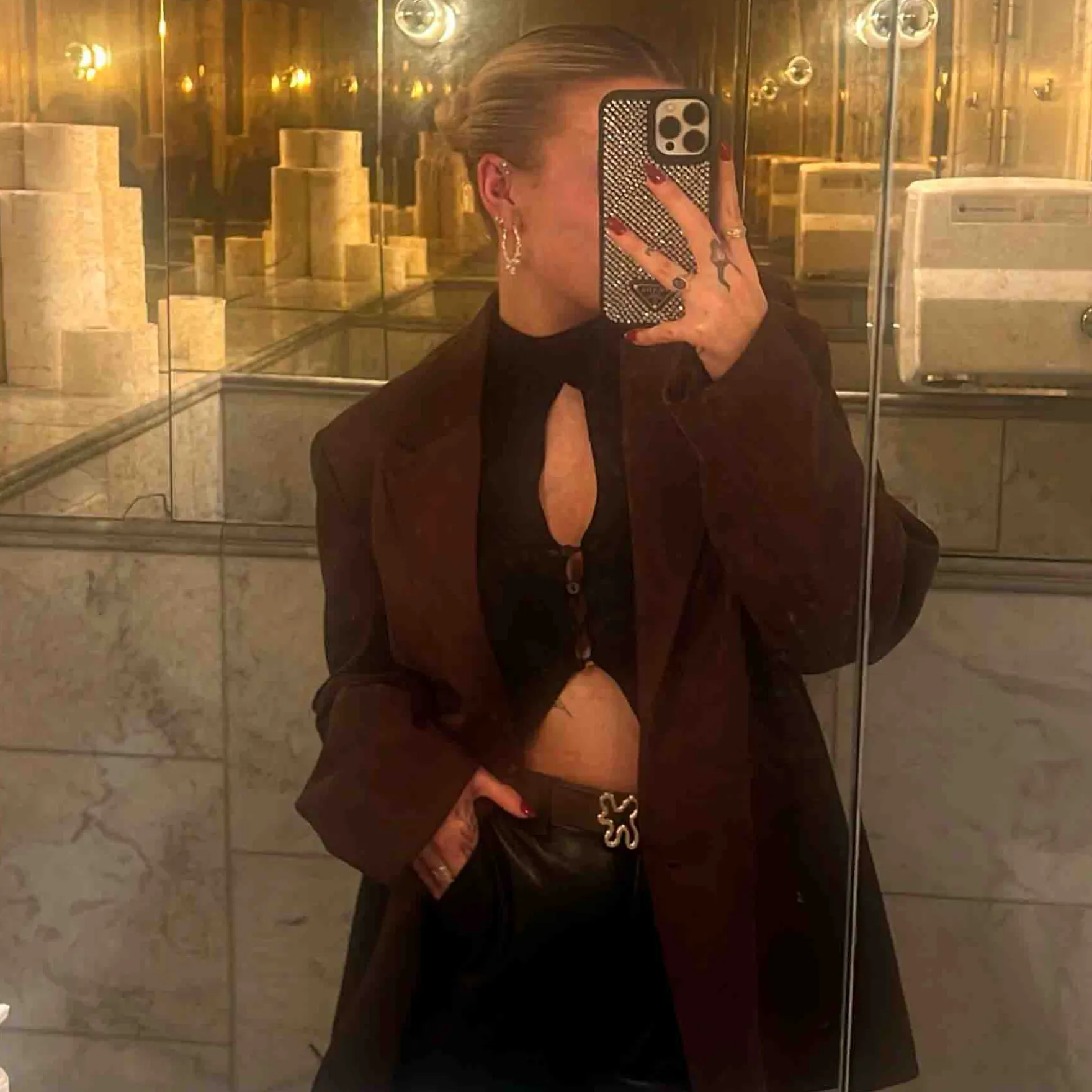Lara faux suede jacket