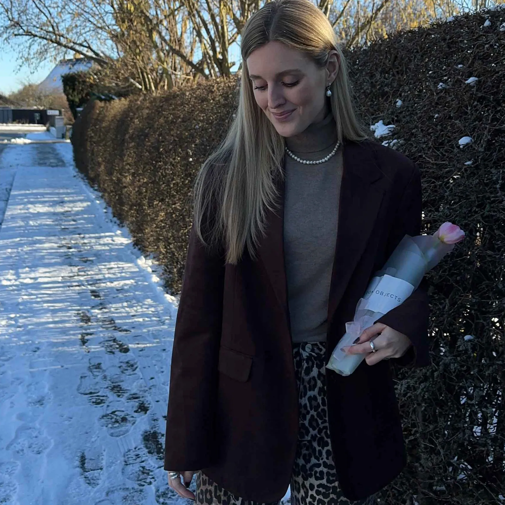 Lara faux suede jacket