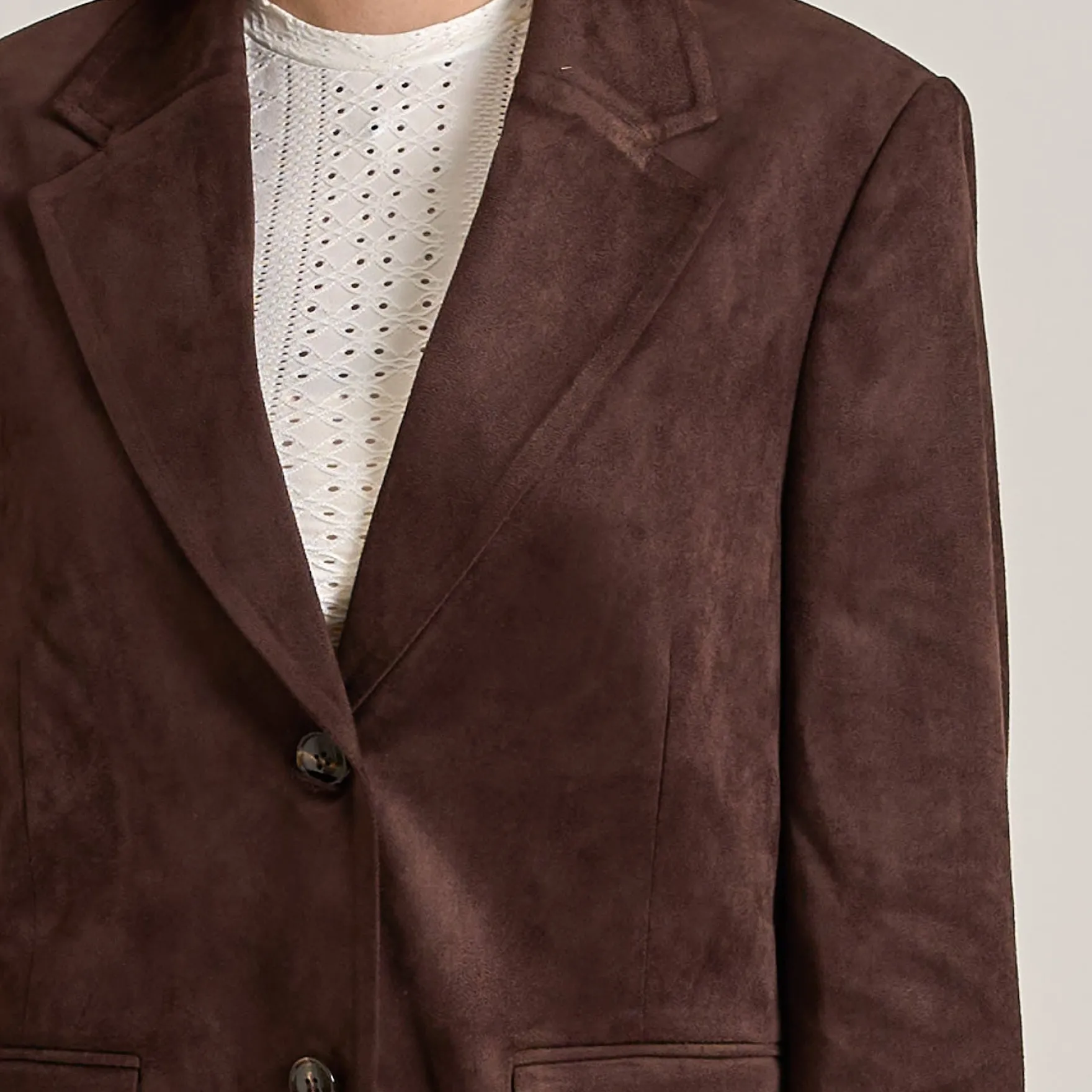 Lara faux suede jacket