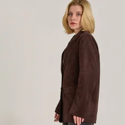 Lara faux suede jacket