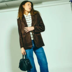 Lara faux suede jacket