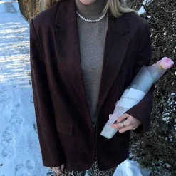 Lara faux suede jacket
