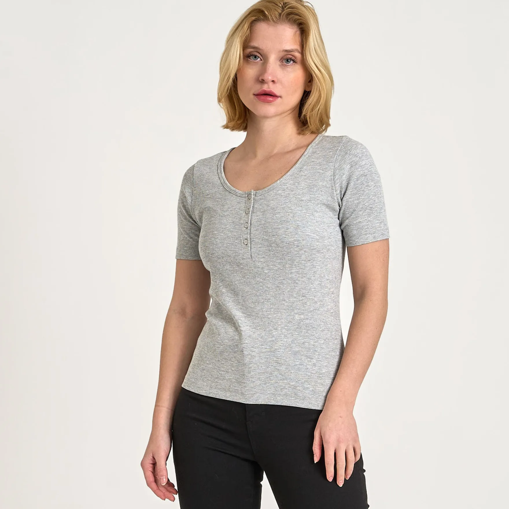 Lara rib tee