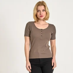 Lara rib tee