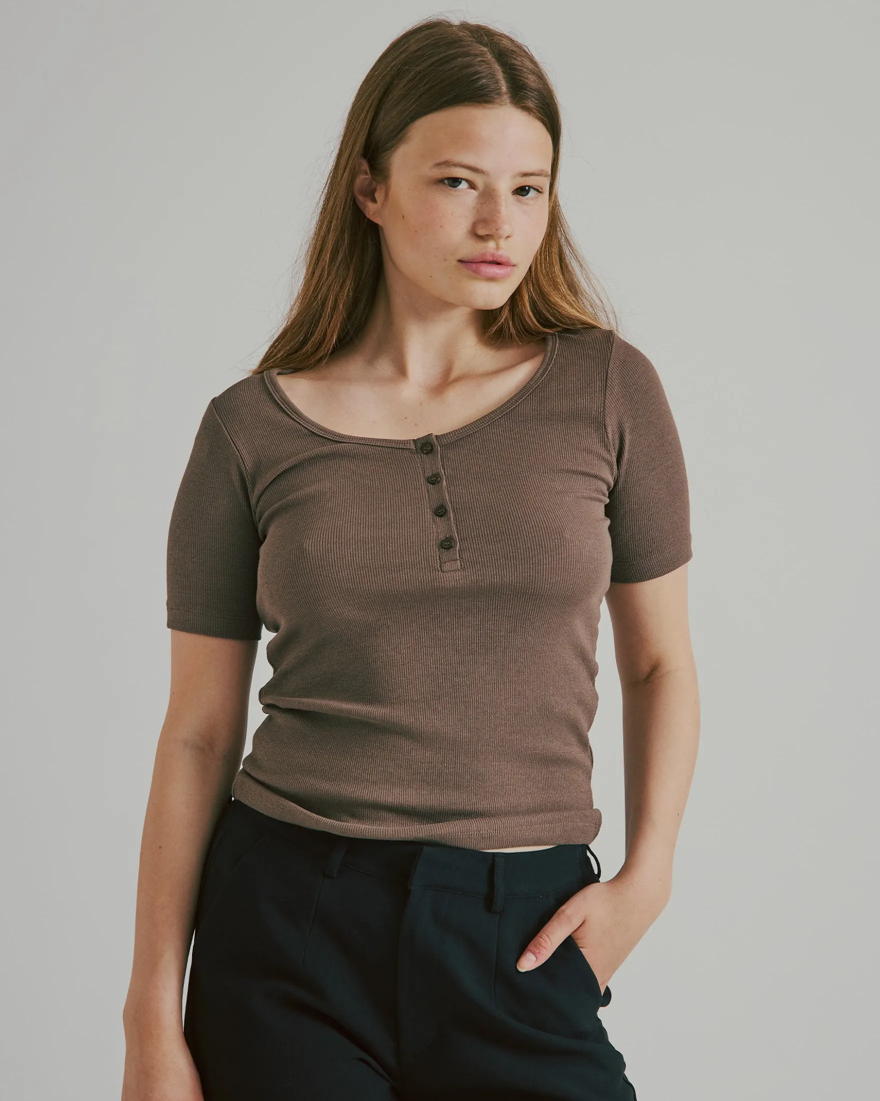 Lara rib tee