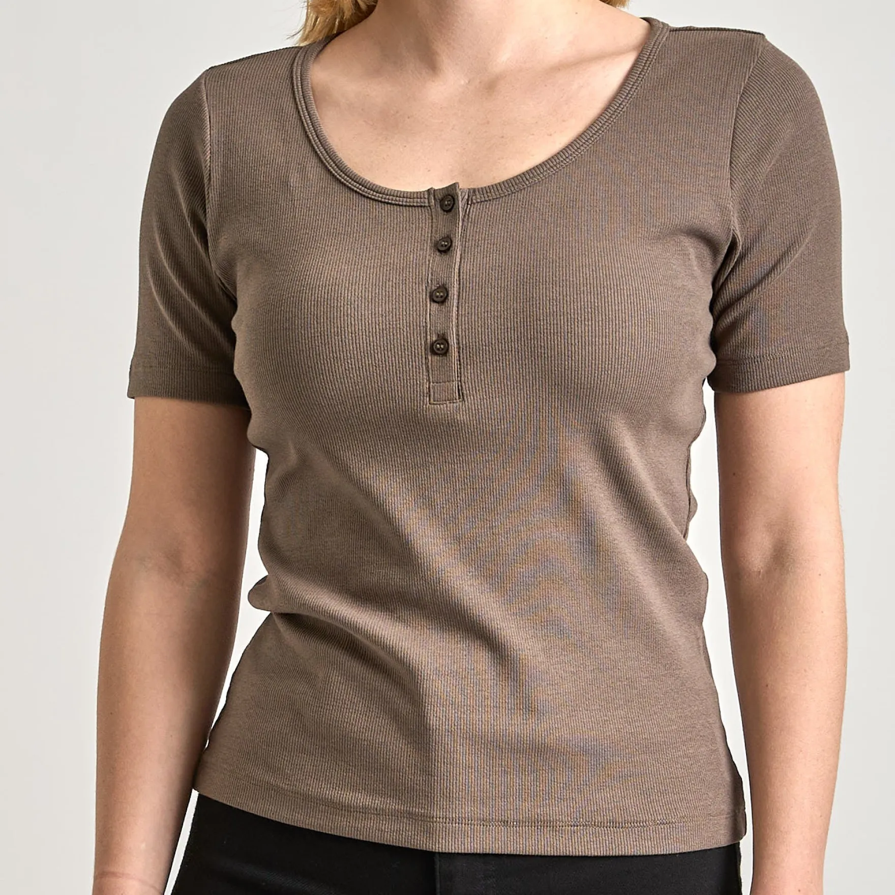 Lara rib tee