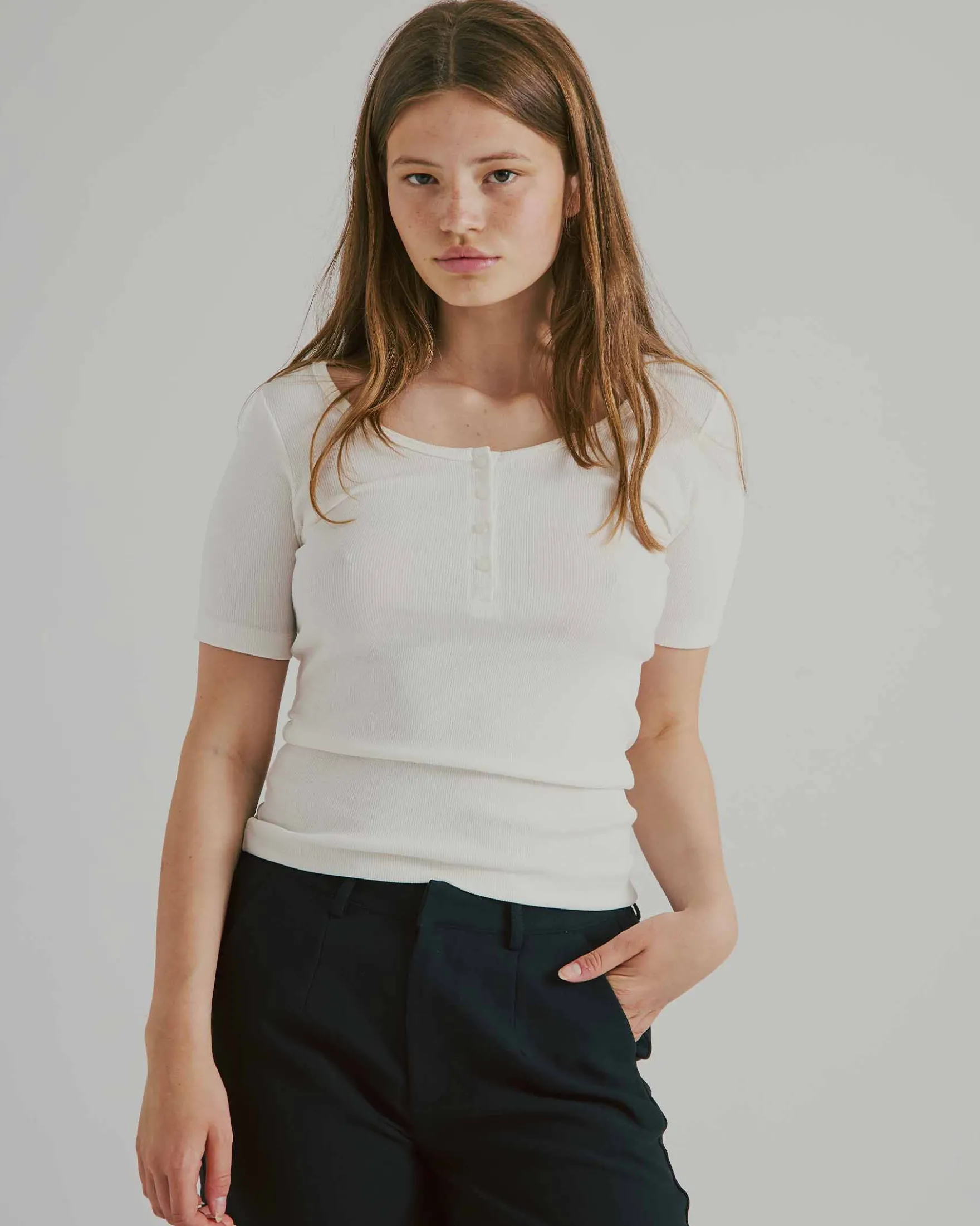 Lara rib tee