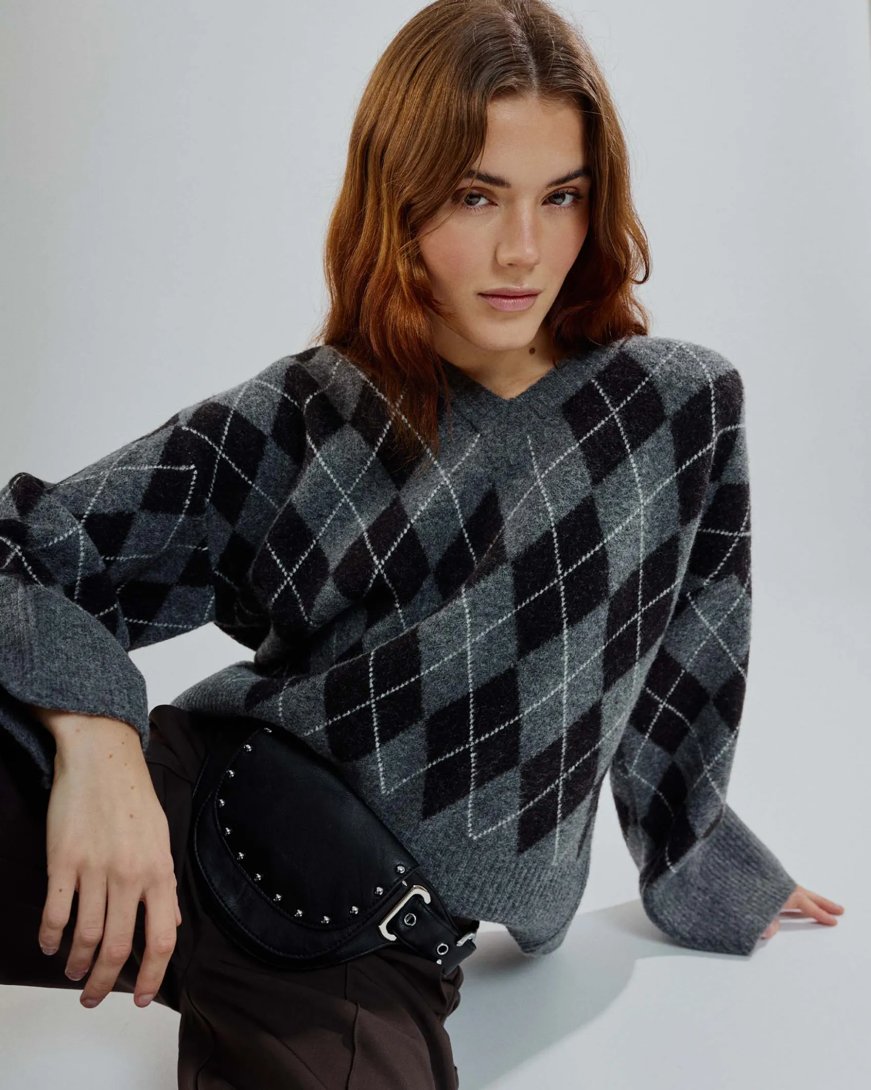 Larisa check knit