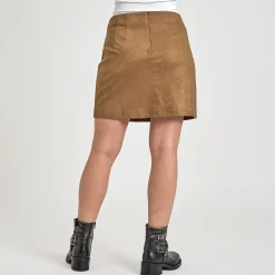 Leia faux suede skirt